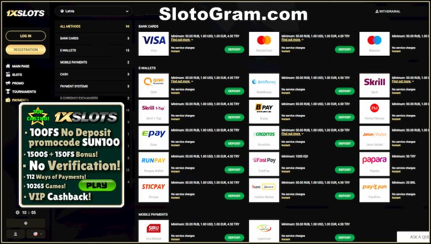카지노 계정 보충 1xSlots 사진이 있습니다.