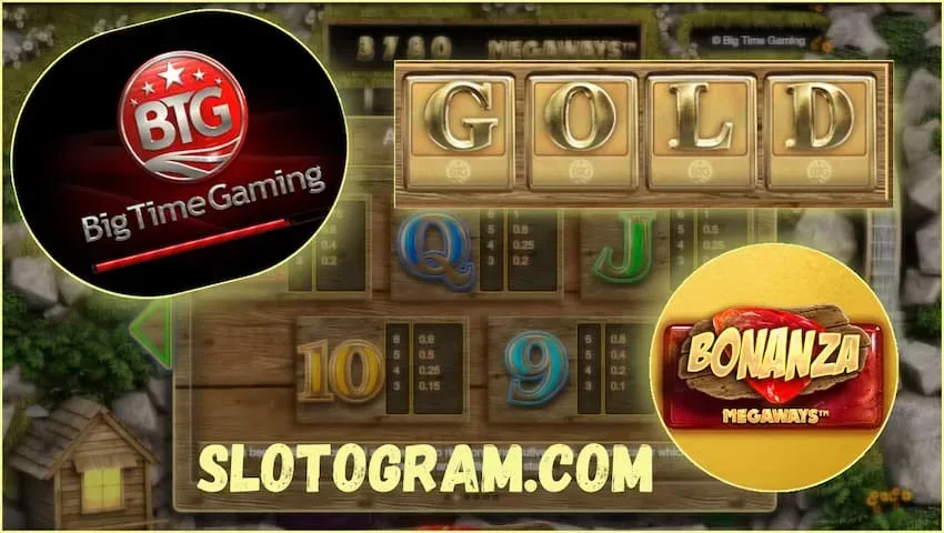 Бонусное слово GOLD для запуска 12 бесплатных вращений в слоте Bonanza Megaways на фото.