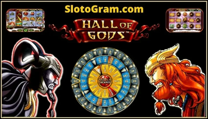 Slot Jackpot Progresif Hall of Gods saka panyedhiya NetEnt ana foto.