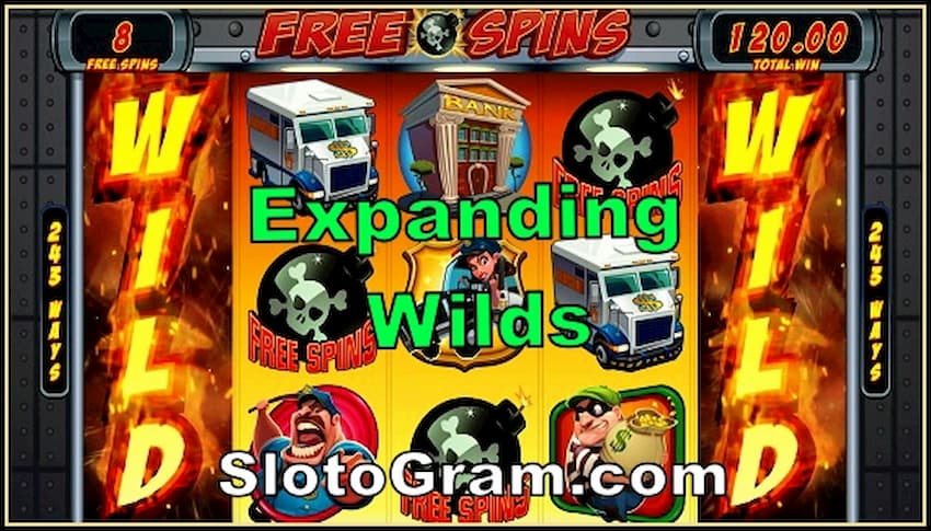 Lea reseñas de tragamonedas de casino y obtenga un bono sin depósito 2 Extendiéndose Wilds en las tragamonedas de casino en línea está en la foto.