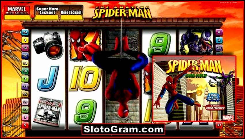 Panduan Kasino (2023) untuk Memilih Slot & Bonus Terbaik! 35 Slot kasino bermerek Spider-Man di portal SlotoGram ada foto.