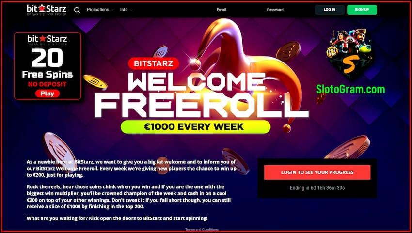 20 Бесплатных Вращений Без Депозита В Крипто Казино BitStarz! 2 Бесплатный турнир в игровых автоматах за регистрацию в казино Bitstarz есть на фото!