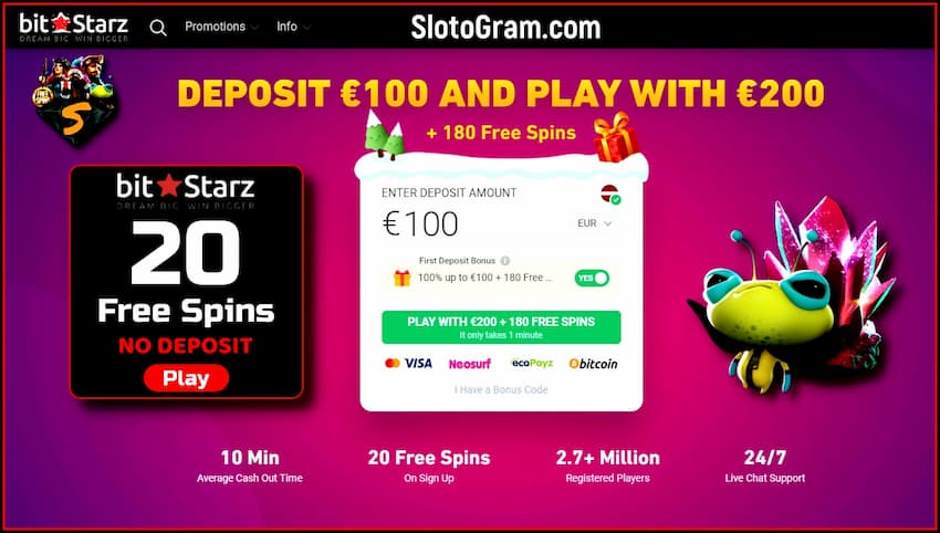 Обзор Казино SlottyWay и 60 Вращений Без Депозита В Подарок! Обзор Казино Bitstarz 2021 20 Вращений Без Депозита