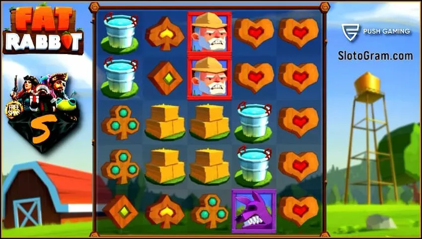 Square Slot Review Fat Rabbit (Push Gaming) + Bonuses 2021 are in the photo.