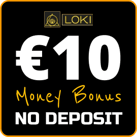 Bono en efectivo sin depósito en Loki Casino en el portal Slotogrram.com está en la foto.