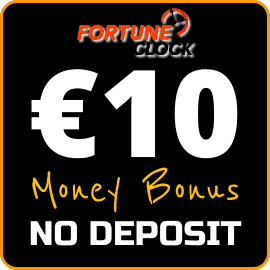 Bonus Awis Tanpa Simpenan ing situs kasebut Fortune Clock online Slotogram.com ana foto.