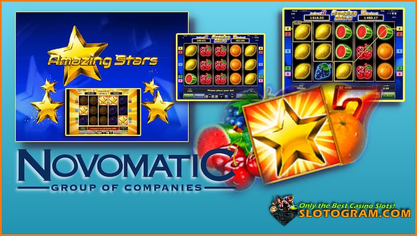 Cara Nggawe Jackpot ing Slot saka Novomatic? 10 Mesin slot Amazing Stars saka Novomatic ana foto.