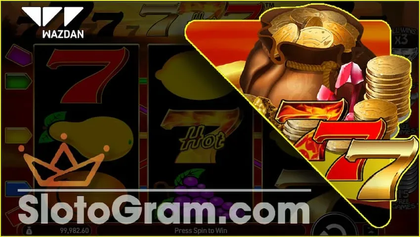 Hot 777 dimodelkan pada mesin slot tradisional di situs Slotogram.com ada