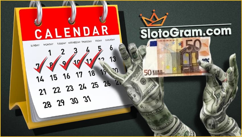 El plazo para pagar las ganancias es de varios días en el sitio. Slotogram.com hay