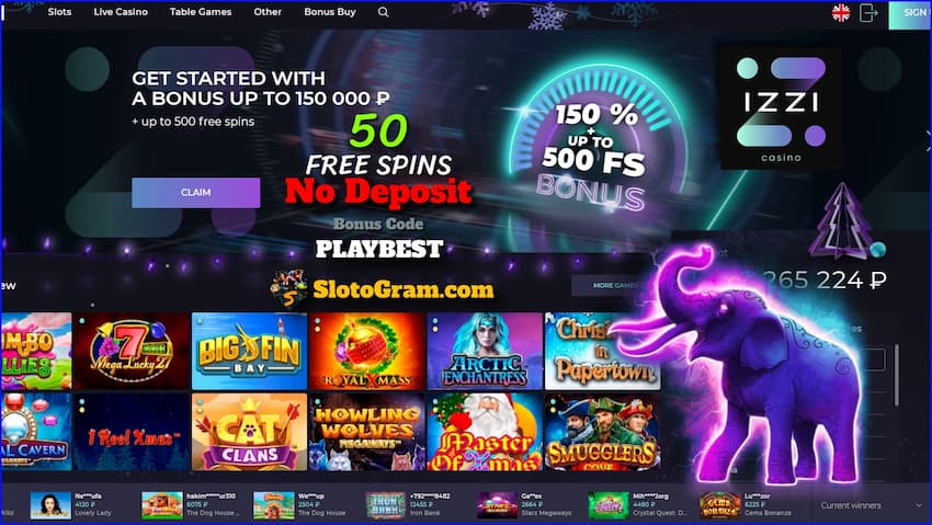 New Casino Review IZZI with Bonus No Deposit For Registration! 2 You will find a large selection of the best slot games at the new casino IZZI! is in the photo.