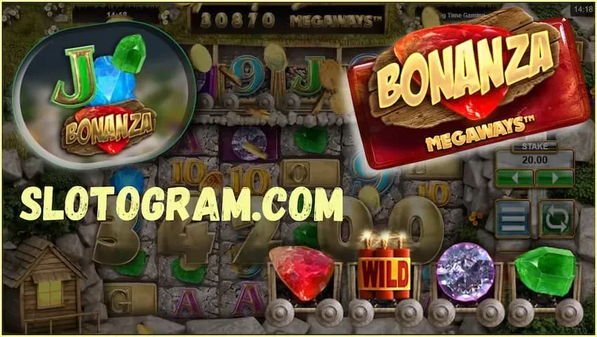 Полный обзор игрового автомата Bonanza Megaways от провайдера BTG на этом снимке.