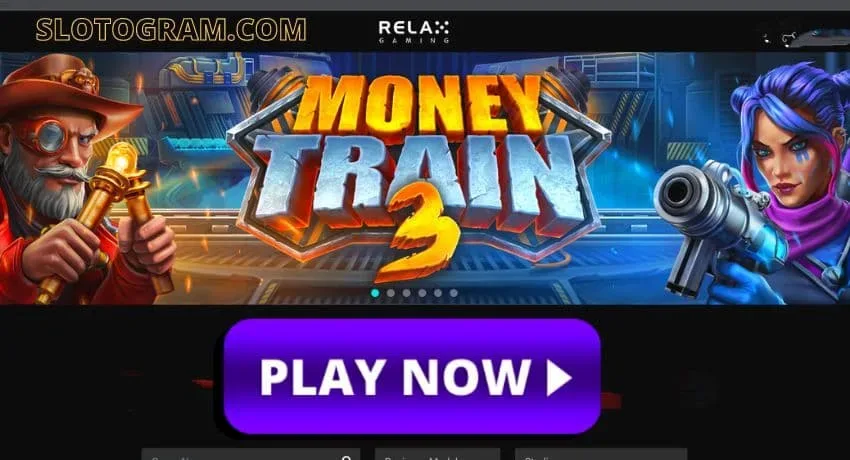 Makine e lojrave te fatit Money Train 3 nga ofruesi Relax Gaming në foto.