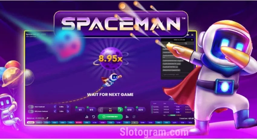 Play Spaceman casino game by Pragmatic Play at Getwin 👑